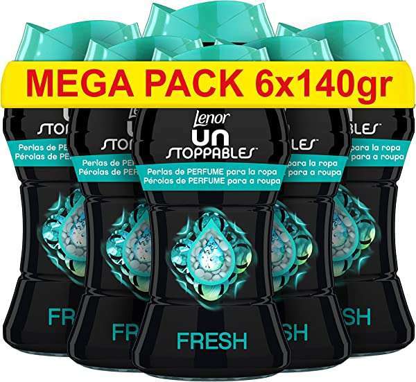 Pack x 6 Perlas de Perfume Lenor UNstoppables Fresh