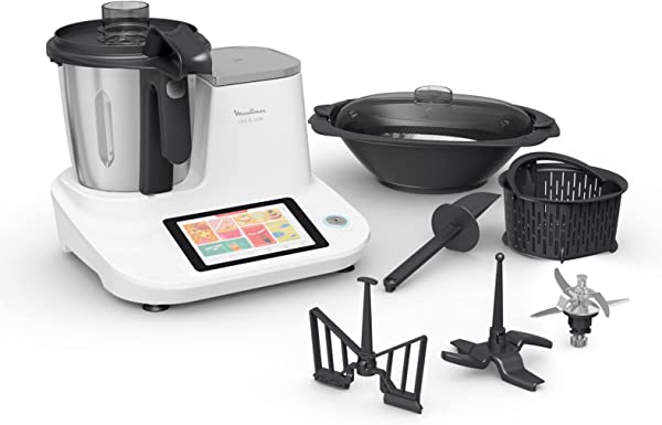 Robot de cocina Moulinex Click & Cook con báscula y pantalla táctil