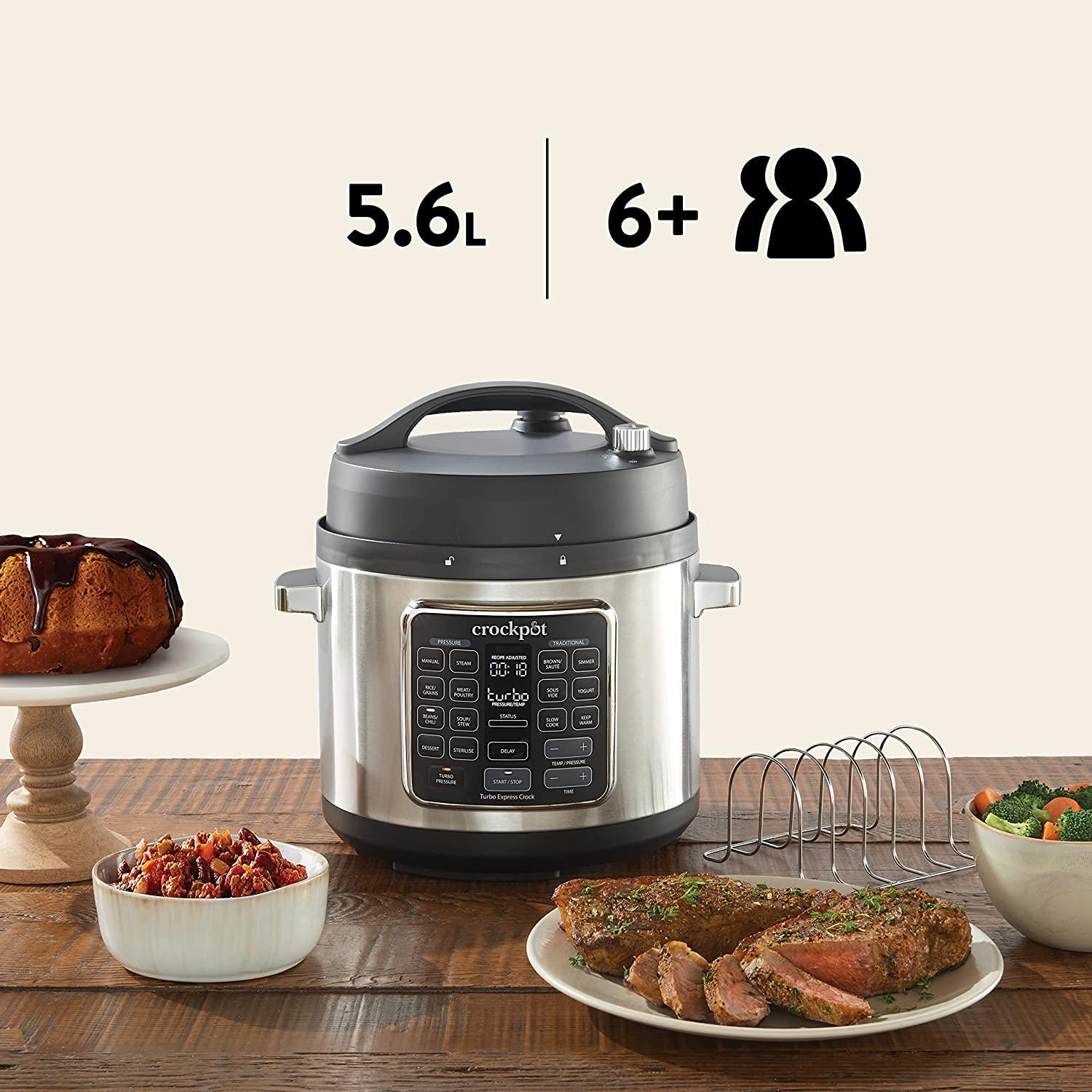 ¡Chollo! Crockpot Multicooker Turbo Express CSC062X por 93 euros Chollos Chollitos y Chollazos