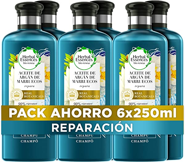 Pack x 6 Herbal Essences bio:renew Aceite De Argán De Marruecos