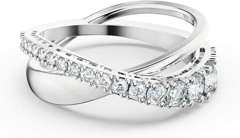 Anillo Swarovski Twist con piedras blancas