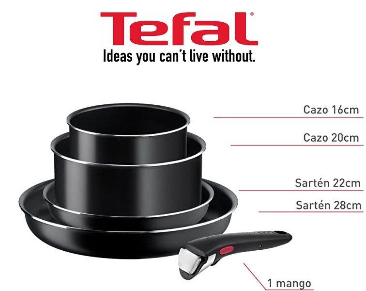 Chollo! Pack de 3 sartenes Tefal Sensoria con antiadherente Titanium Pro  por 59.99 euros. - Chollos Chollitos y Chollazos