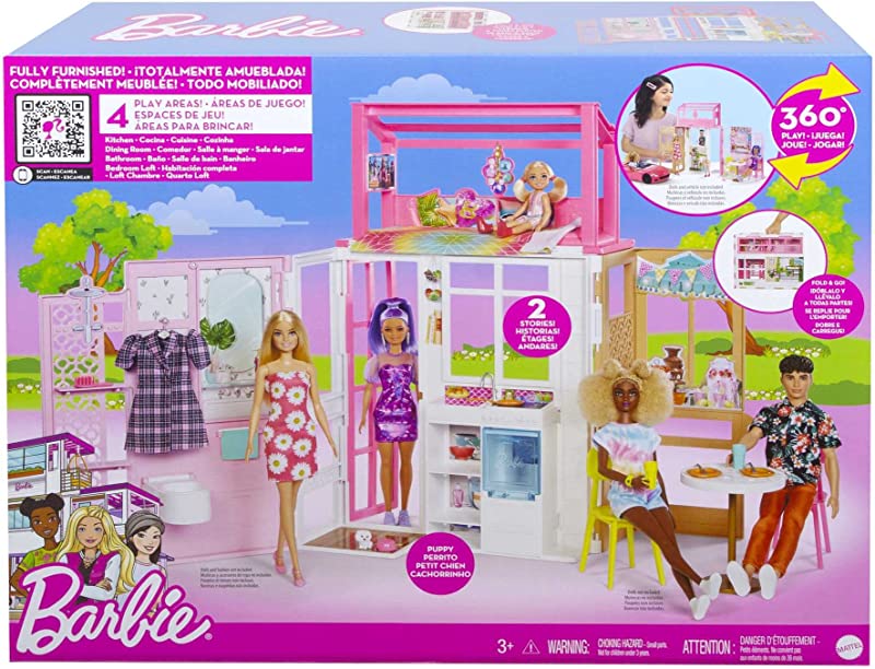 Conjunto de juego de casa de Barbie