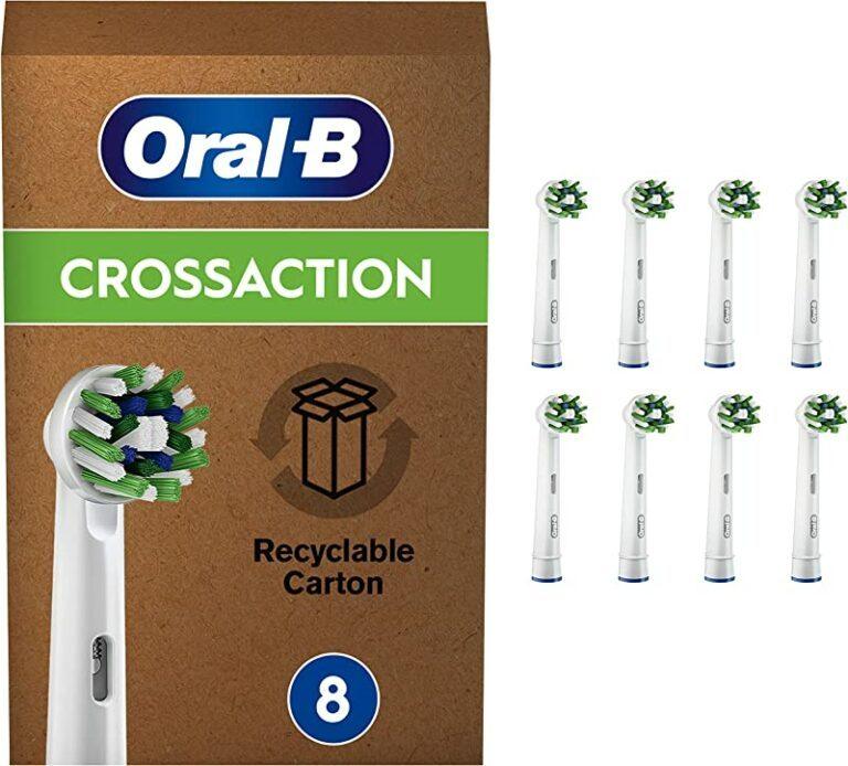 Pack 8 cabezales Oral-B CrossAction de recambio