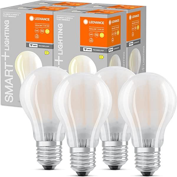 Pack x 4 LEDVANCE Bombilla LED inteligente WiFi