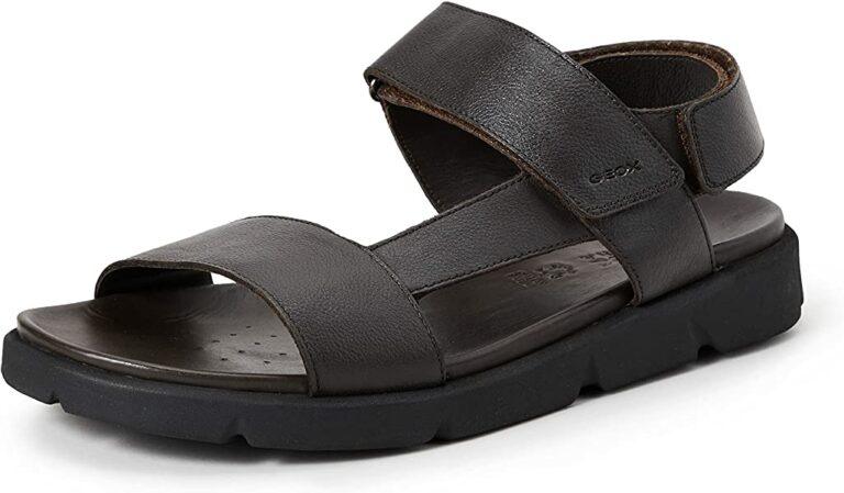 Sandalias GEOX Xand 2s Man de piel marrón