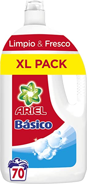 Detergente líquido Ariel Básico para 70 lavados