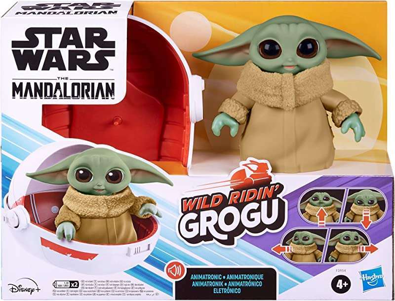 Hasbro Star Wars- Baby Yoda interactivo Wild Ridin' Grogu