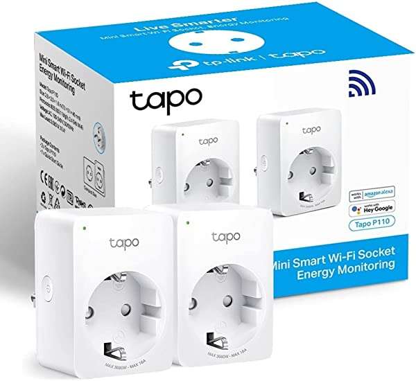 Pack x 2 Enchufe inteligente TP-Link Tapo P110