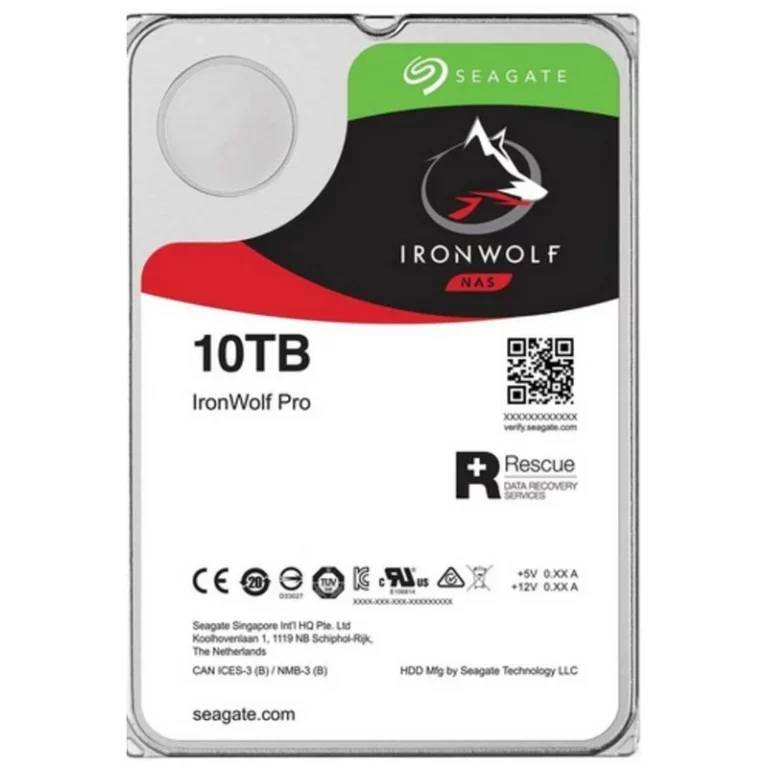 Disco duro Seagate IronWolf Pro NAS 3.5″ 10TB SATA 3