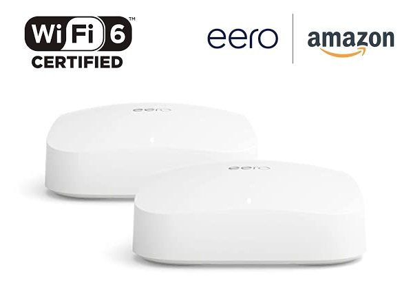 Set de 2 Router Wifis 6 Amazon eero Pro 6E
