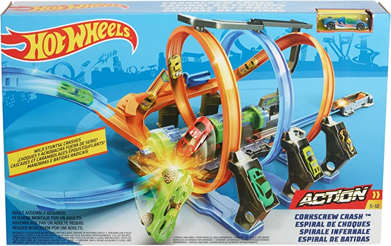Pista de coches Hot Wheels Triple Looping (Mattel FTB65)