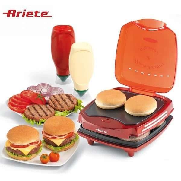 Hamburguesera Ariete Hamburger Maker 185 Party Time