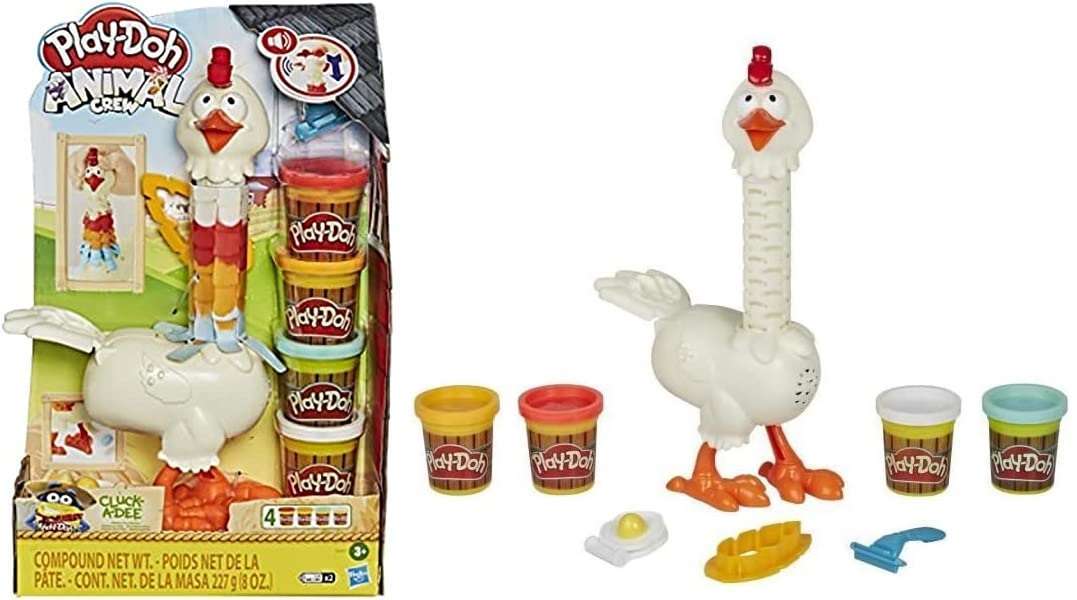 Play-Doh Gallina Plumas Divertidas (Hasbro E66475L0)