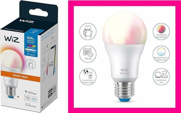 Bombilla Inteligente WiZ Colors Wifi A60 8,5 W