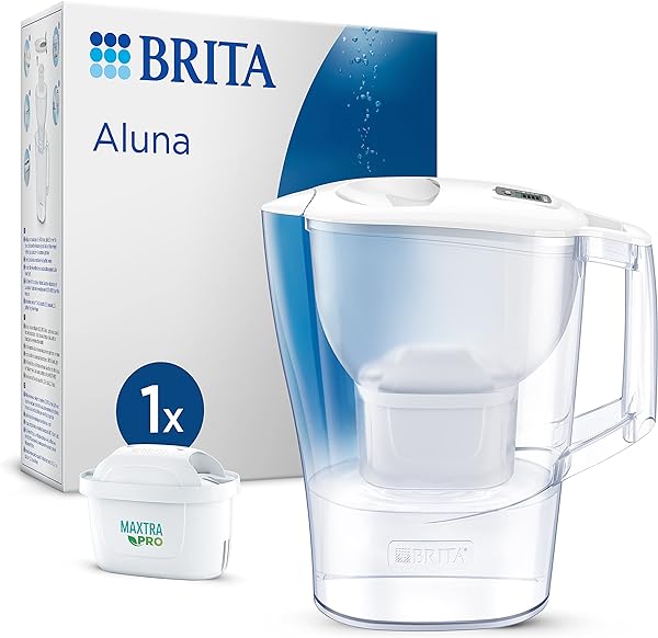 Jarra de agua BRITA Aluna 2.4 litros + 1 cartucho MAXTRA pro