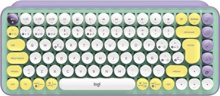 Teclado Mecánico Logitech Pop Keys con Teclas Emoji Personalizables