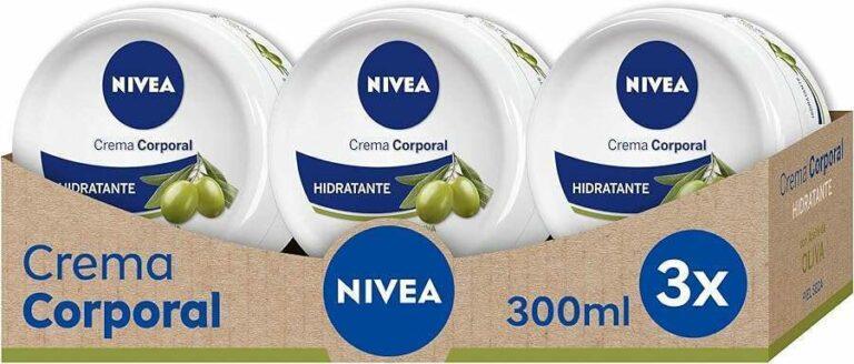 Pack x 3 NIVEA Crema Corporal Aceite de Oliva 300ml