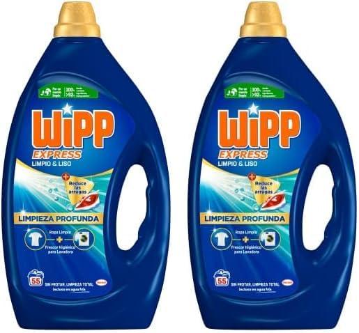 Pack de 2 Wipp Express 55 dosis Limpio y liso 