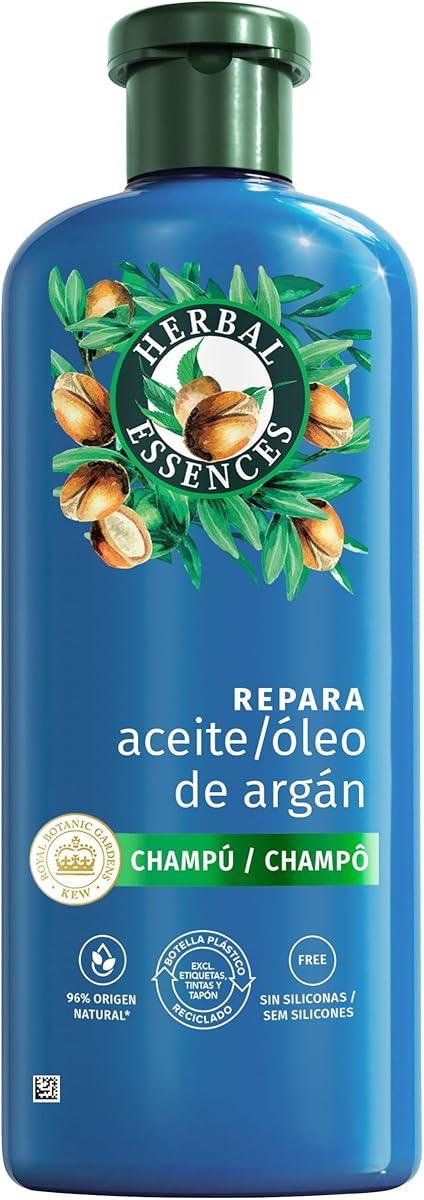Herbal Essences Champú Reparador Aceite Argán, 350 ml