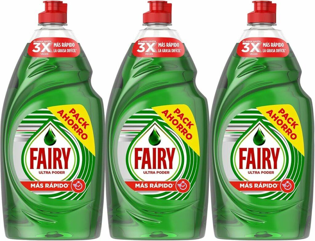Pack 3 Lavavajillas Fairy Ultra Poder Original 900ml