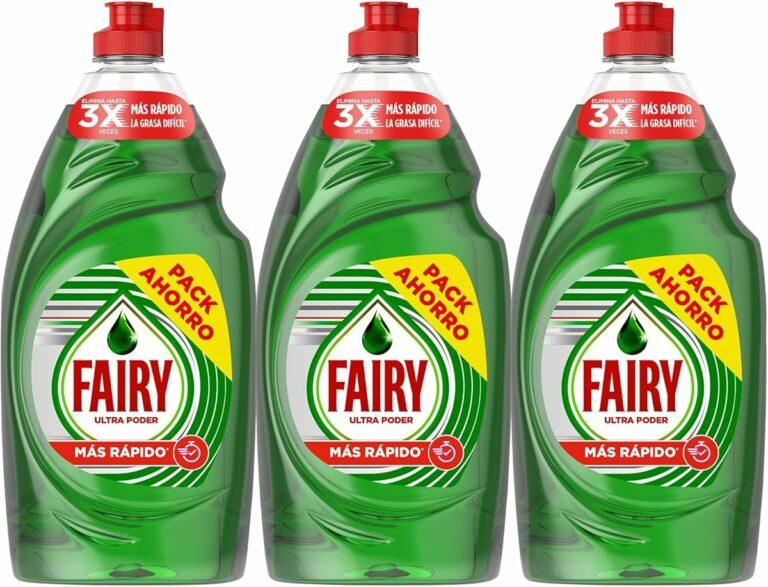 Pack 3 Lavavajillas Fairy Ultra Poder Original 900ml