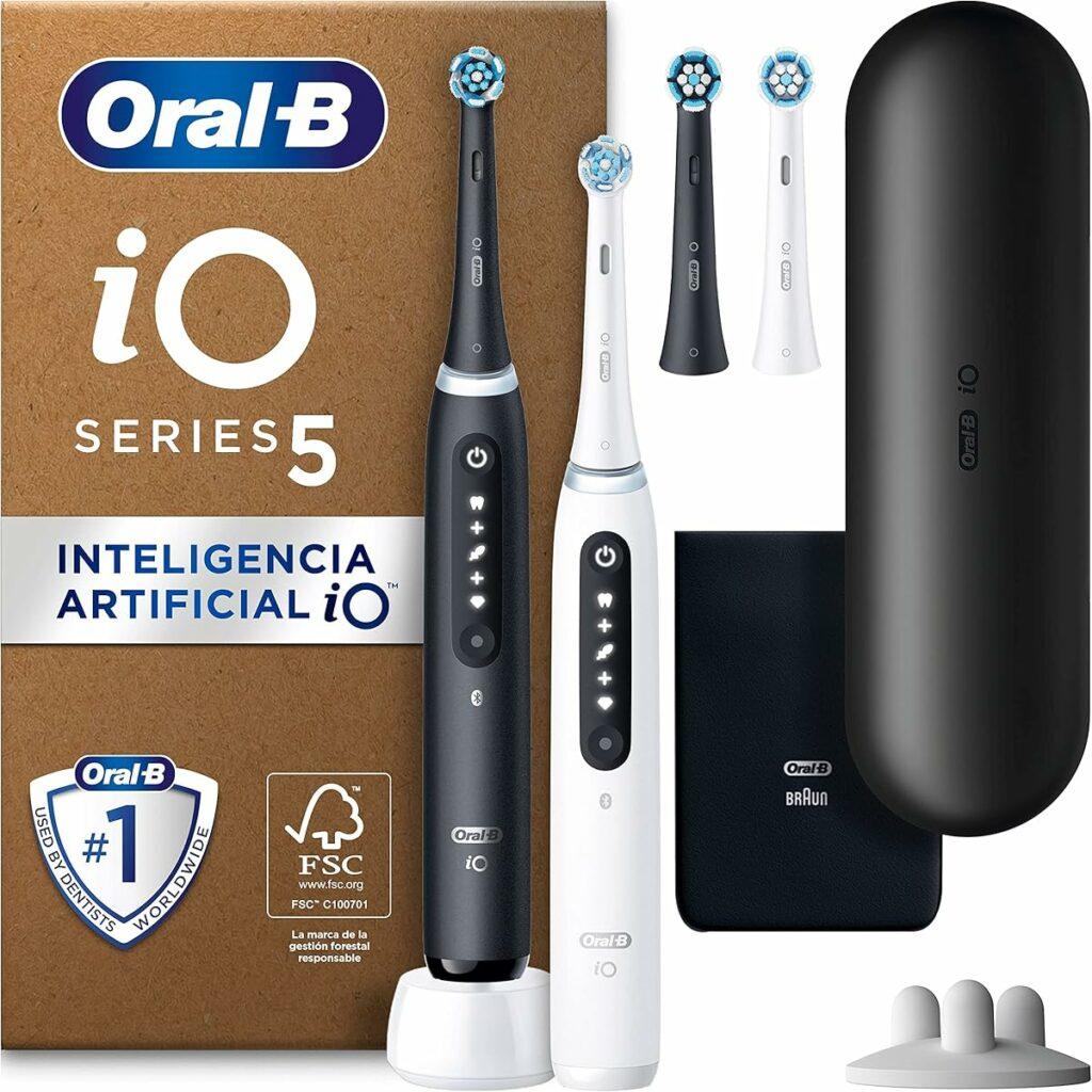 Pack x 2 Cepillos Braun Oral-B iO 5N a precio chollo con cupón de descuento
