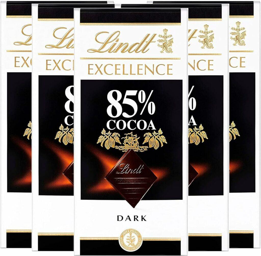 Pack x 5 Lindt Chocolate EXCELLENCE 85%