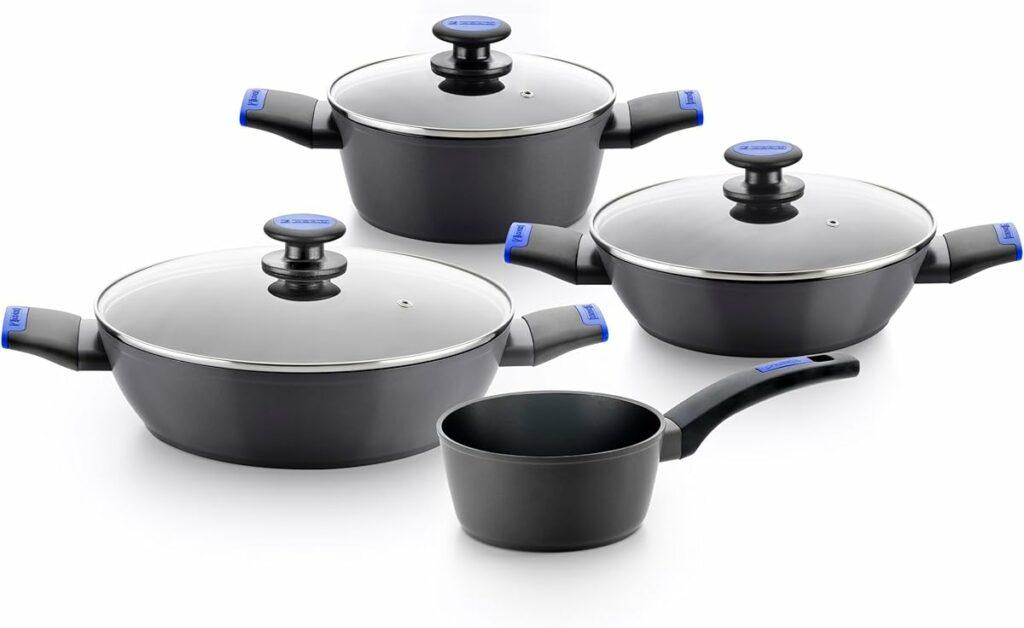 Comprar Batería de cocina MONIX Martín Berasategui de 7 piezas Batería de cocina MONIX Martín Berasategui de 7 piezas