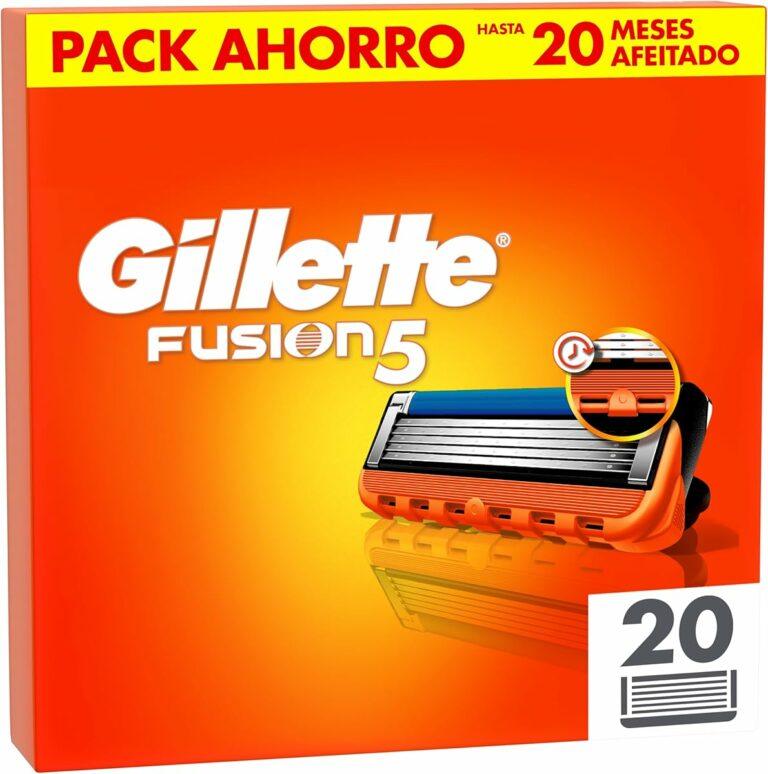 Pack 20 Recambios Gillette Fusion5