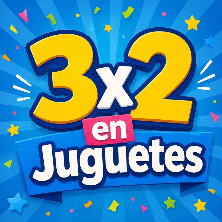 3×2! En una selección de Juguetes en Amazon