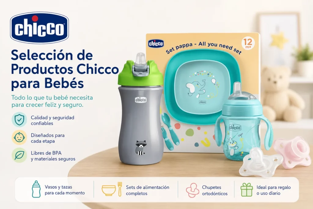 3x2 Selección de Productos Chicco para Bebés en Amazon