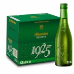 Alhambra Reserva 1925, Pack de 12 Botellas x 33 cl, Cerveza Alhambra 1925 con Extra de Fermentación Lenta, 6.4% Alcohol