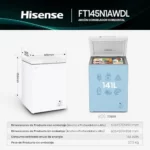 Arcón congelador Hisense FT145N1AWDL 141L
