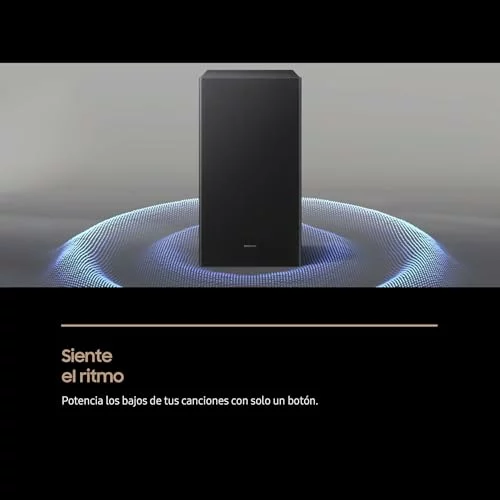 Barra de Sonido Samsung HW-B46CF/ZF – 2.1ch, Dolby Audio/DTS Virtual:X, Bass Boost, Sonido Inteligente
