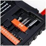 BLACK+DECKER A7233 A7233 Juego de 31 Piezas para Atornillar y Taladrar con Maletin de fácil Transporte y Brocas Titanio