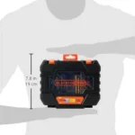 BLACK+DECKER A7233 A7233 Juego de 31 Piezas para Atornillar y Taladrar con Maletin de fácil Transporte y Brocas Titanio