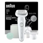 Braun Silk-épil 9 SkinSpa depiladora eléctrica + 4 accesorios