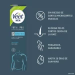 Crema depilatoria Veet Men para piel sensible