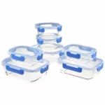 Juego de recipientes de vidrio Amazon Basics
