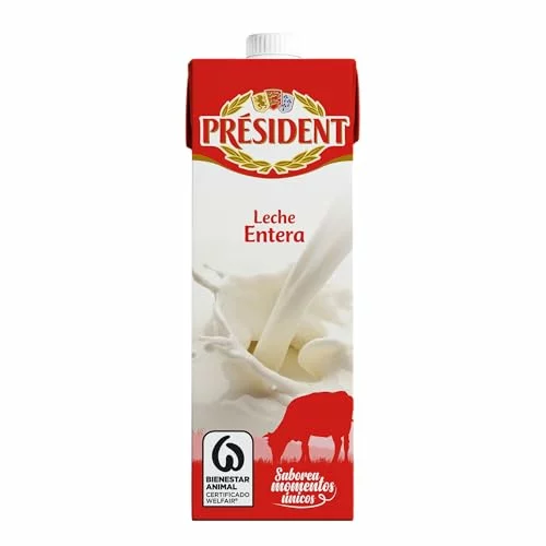 Leche entera Président 6 x 1 L