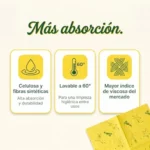 Pack x 7 Bayeta amarilla original Ballerina