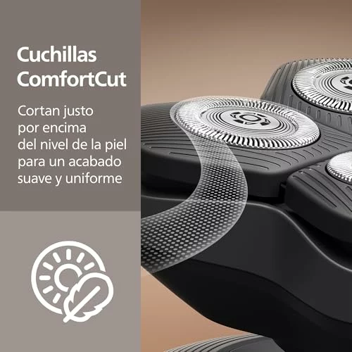 Philips Serie 5000 Pro – Afeitadora de cabeza para hombres y mujeres, cabezal flexible 360°, cuchillas ComfortCut para un afeitado apurado y suave, HS5980/15