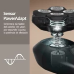 Philips Serie 5000 Pro - Afeitadora de cabeza para hombres y mujeres, cabezal flexible 360°, cuchillas ComfortCut para un afeitado apurado y suave, HS5980/15