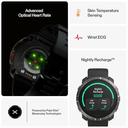 Polar Grit X2 Outdoor Multisport Watch AMOLED