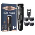 Recortadora de barba King C. Gillette 3 en 1 + 5 accesorios