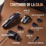 Recortadora de barba King C. Gillette 3 en 1 + 5 accesorios