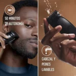 Recortadora de barba King C. Gillette 3 en 1 + 5 accesorios