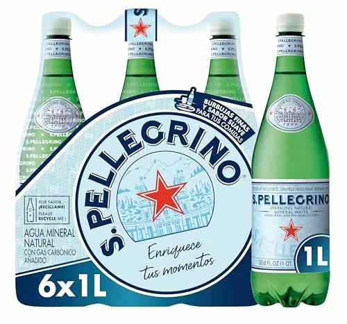 San Pellegrino Agua con Gas 6 x 1 L