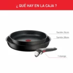 Tefal Ingenio Unlimited On 2 sartenes 24/28 cm con mango extraíble